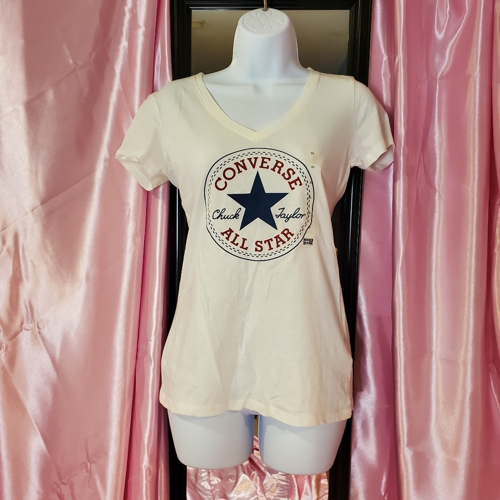 Converse v-neck Tee